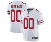 Men's San Francisco 49ers Customized White Vapor Untouchable Custom Limited Football Jersey