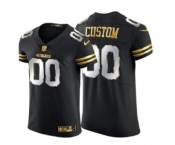 Men's San Francisco 49ers Custom Black Edition Vapor Untouchable Elite Football Jersey