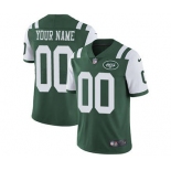 Men's New York Jets Customized Green Team Color Vapor Untouchable Custom Limited Football Jersey