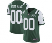 Men's New York Jets Customized Green Team Color Vapor Untouchable Custom Limited Football Jersey