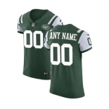 Men's New York Jets Customized Green Team Color Vapor Untouchable Custom Elite Football Jersey