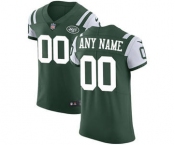 Men's New York Jets Customized Green Team Color Vapor Untouchable Custom Elite Football Jersey