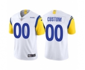 Men's Los Angeles Rams Active Player Custom 2021 White Vapor Untouchable Limited Alternate Stitched Football Jersey