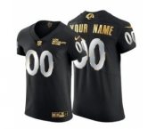 Men's Los Angeles Rams Custom Black Edition Vapor Untouchable Elite Football Jersey