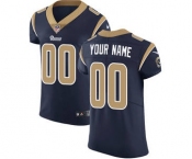 Men's Los Angeles Rams Customized Navy Blue Team Color Vapor Untouchable Custom Elite Football Jersey