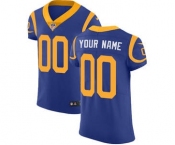 Men's Los Angeles Rams Customized Royal Blue Alternate Vapor Untouchable Custom Elite Football Jersey