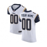 Men's Los Angeles Rams Customized White Vapor Untouchable Custom Elite Football Jersey