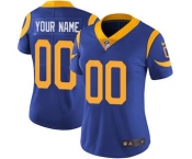 Women's Los Angeles Rams Royal Blue Alternate Customized Jersey