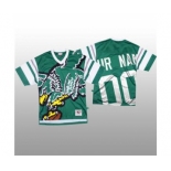 Men's Philadelphia Eagles Custom Green Mitchell & Nell Big Face Fashion Limited Football Jersey