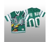 Men's Philadelphia Eagles Custom Green Mitchell & Nell Big Face Fashion Limited Football Jersey