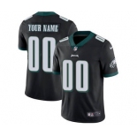 Men's Philadelphia Eagles Customized Black Alternate Vapor Untouchable Custom Limited Football Jersey