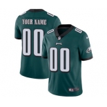 Men's Philadelphia Eagles Customized Midnight Green Team Color Vapor Untouchable Custom Limited Football Jersey