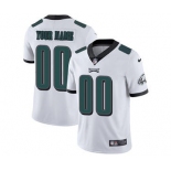 Men's Philadelphia Eagles Customized White Vapor Untouchable Custom Limited Football Jersey