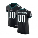 Men's Philadelphia Eagles Customized Black Vapor Untouchable Custom Elite Football Jersey