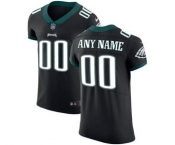 Men's Philadelphia Eagles Customized Black Vapor Untouchable Custom Elite Football Jersey