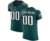 Men's Philadelphia Eagles Customized Midnight Green Team Color Vapor Untouchable Custom Elite Football Jersey