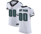 Men's Philadelphia Eagles Customized White Vapor Untouchable Custom Elite Football Jersey