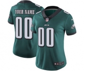 Women's Philadelphia Eagles Customized Midnight Green Home Jersey