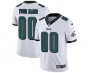 Youth Philadelphia Eagles Customized White Custom Football Jersey