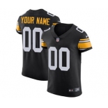 Men's Pittsburgh Steelers Customized Black Alternate Vapor Untouchable Custom Elite Football Jersey