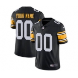 Men's Pittsburgh Steelers Customized Black Alternate Vapor Untouchable Custom Limited Football Jersey