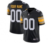 Men's Pittsburgh Steelers Customized Black Alternate Vapor Untouchable Custom Limited Football Jersey