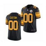 Men's Steelers ACTIVE PLAYER Black Custom Limited Stitched Football Jersey