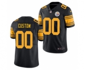 Men's Steelers ACTIVE PLAYER Black Custom Limited Stitched Football Jersey