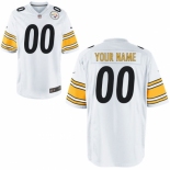 Nike Men's Pittsburgh Steelers Customized Game White Jersey