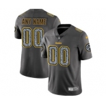 Youth Pittsburgh Steelers Customized Gray Static Custom Football Jersey