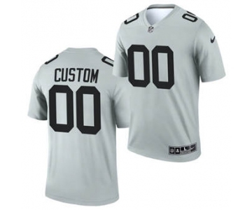 Men's Las Vegas Raiders ACTIVE PLAYER Custom Gary 2021 Inverted Legend Stitched Jersey