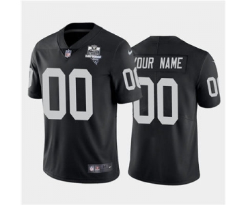 Men's Las Vegas Raiders Black ACTIVE PLAYER Custom 2020 Inaugural Season Vapor Limited Stitched Football Jersey