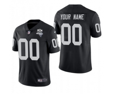 Men's Las Vegas Raiders Custom 2020 Inaugural Season Vapor Limited Football Jersey Black