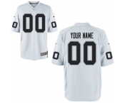 Nike Men's Oakland Raiders Customized Game White Jersey