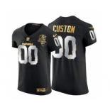 Men's Las Vegas Raiders Custom Black Edition Vapor Untouchable Elite Football Jersey