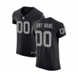 Men's Oakland Raiders Customized Black Team Color Vapor Untouchable Custom Elite Football Jersey