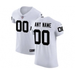 Men's Oakland Raiders Customized White Vapor Untouchable Custom Elite Football Jersey