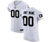 Men's Oakland Raiders Customized White Vapor Untouchable Custom Elite Football Jersey