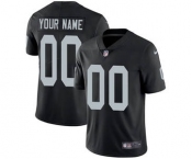 Youth Oakland Raiders Customized Black Team Color Custom Football Jersey