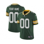 Men's Green Bay Packers Customized Green Team Color Vapor Untouchable Custom Limited Football Jersey