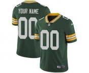 Youth Green Bay Packers Customized Green Team Color Custom Football Jersey