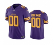 Men's Minnesota Vikings Active Player Custom Purple 2023 F.U.S.E. Color Rush Stitched Jersey