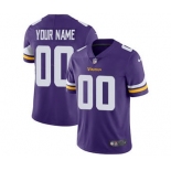 Men's Minnesota Vikings Customized Purple Team Color Vapor Untouchable Custom Limited Football Jersey