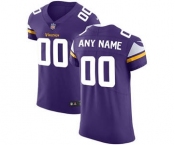 Men's Minnesota Vikings Customized Purple Team Color Vapor Untouchable Custom Elite Football Jersey