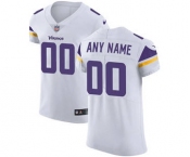 Men's Minnesota Vikings Customized White Vapor Untouchable Custom Elite Football Jersey