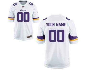 Nike Men's Minnesota Vikings Customized White Game Jersey