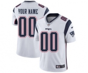 Men's New England Patriots Customized White Vapor Untouchable Custom Limited Football Jersey