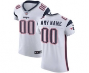 Men's New England Patriots Customized White Vapor Untouchable Custom Elite Football Jersey