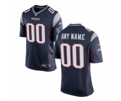 Men's New England Patriots Nike Navy Custom Game Jersey