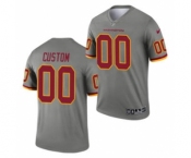 Men's Washington Football Team ACTIVE PLAYER Custom Gray 2021 Inverted Legend Stitched Jersey